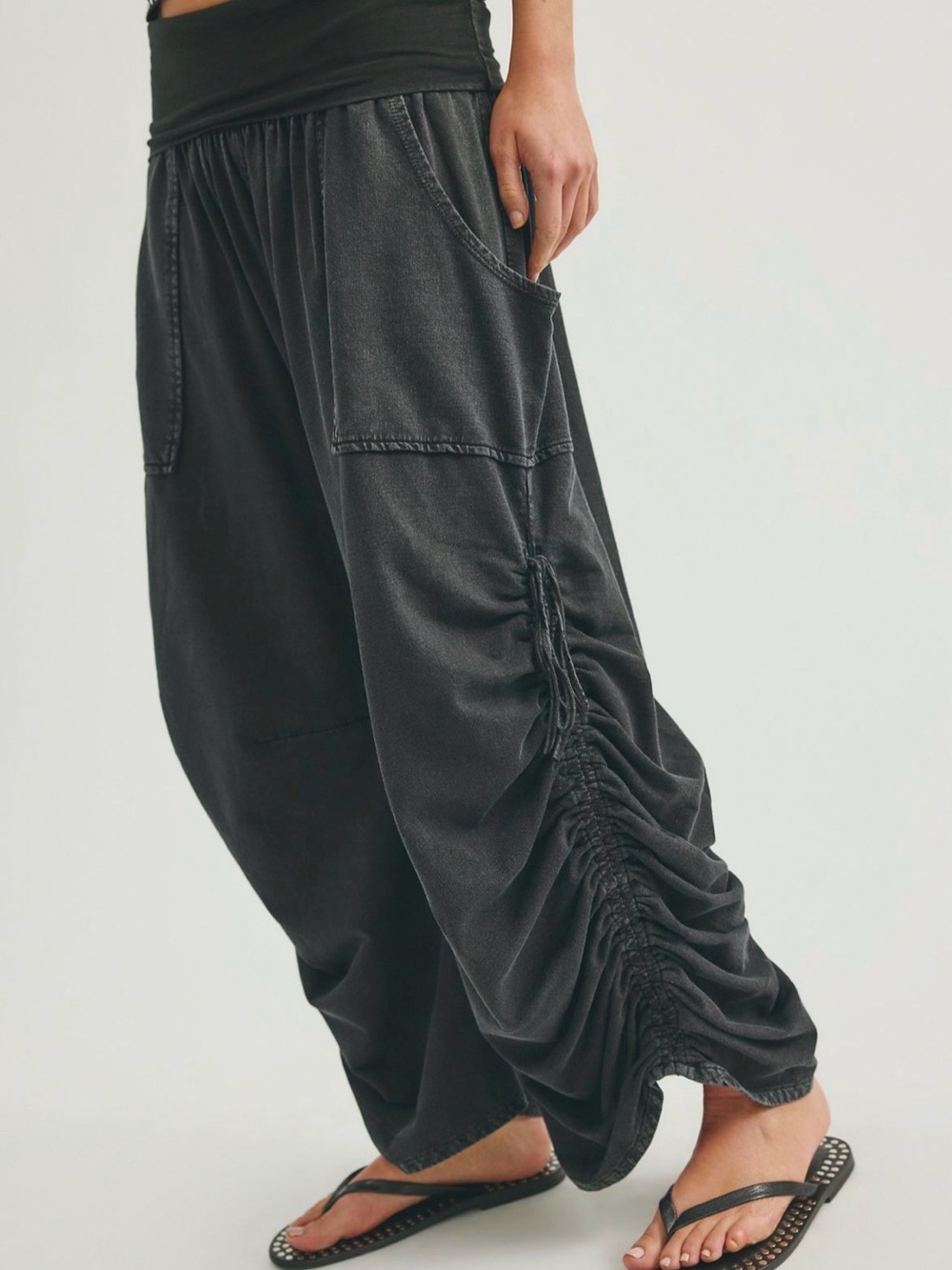 Free People One Sawyer Low Rise Pull On Knit Pants